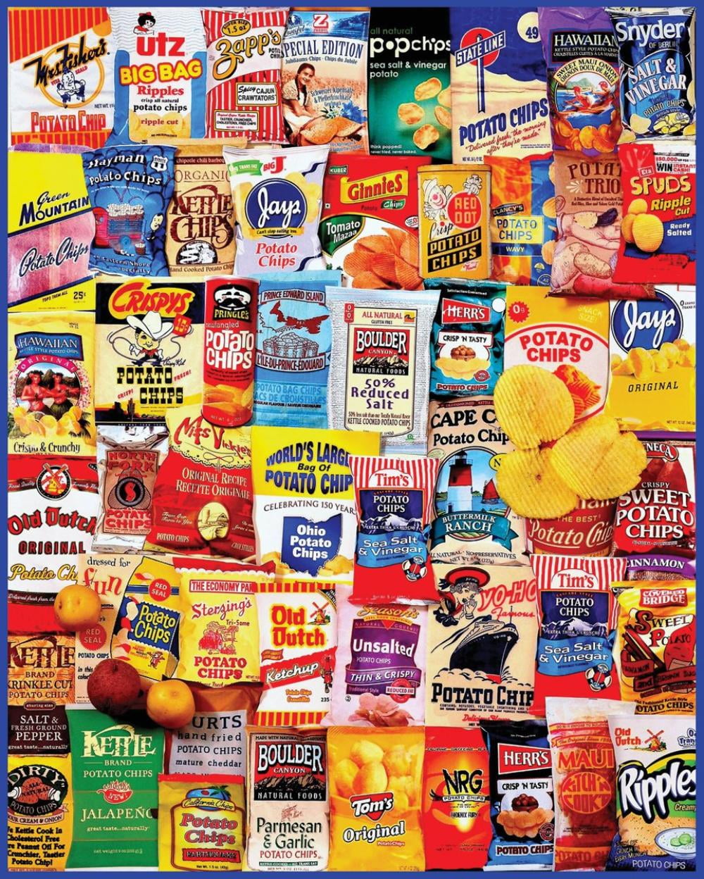 Puzzles Potato Chips 1000 Piece Jigsaw Puzzle, POTATO CHIPS What’s