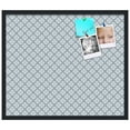 thumbnail image 2 of PinPix 28x24 Custom Cork Bulletin Board Blue Diamond Poster Board Has a Fabric Style Canvas Finish, Framed in Blue Diamond, by ArtToFrames (PinPix-222), 2 of 6