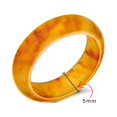 thumbnail image 4 of Bling Jewelry Womens Good Luck Energy Smooth Gemstone Stackable Dyed Pink Jade Band Ring, 4 of 6