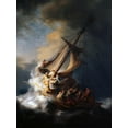 thumbnail image 2 of Art.com Christ in the Storm on the Lake of Galilee, 1633 Giclee Print by Rembrandt van Rijn, 18" x 24", 2 of 4