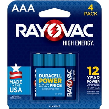 Rayovac High Energy AAA Batteries (4 Pack), Triple A Batteries