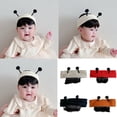 thumbnail image 2 of Lovely Antennae Hairpiece Headband with Bangs, Baby Cosplay Toupee Hairband for Newborns New Year Hair Accessories, 2 of 8