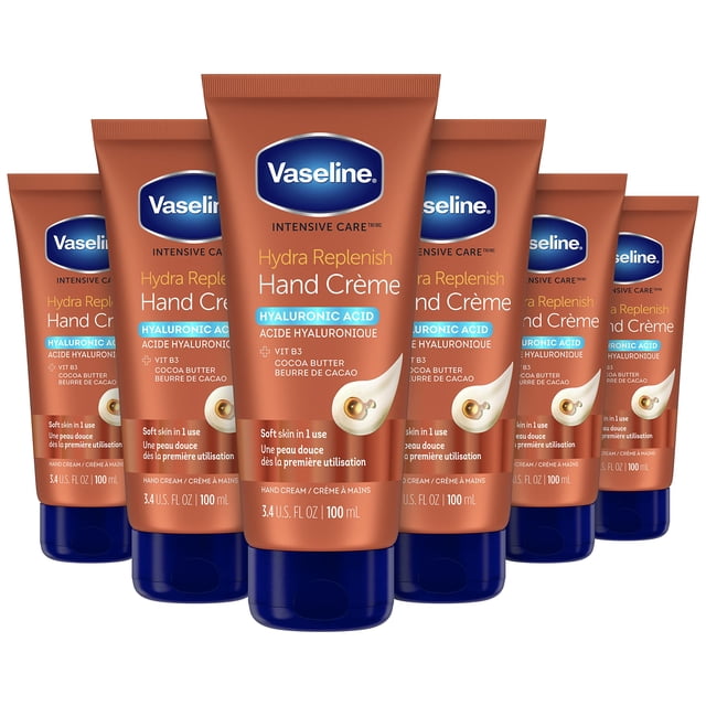 Crema de manos Vaseline Intensive Care Hydra Replenish 100 ml x6