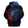 thumbnail image 2 of WHNBCW Mythology Chinese Dragon Hoodie Funny Anime Graphic Sweatshirts, 2 of 7