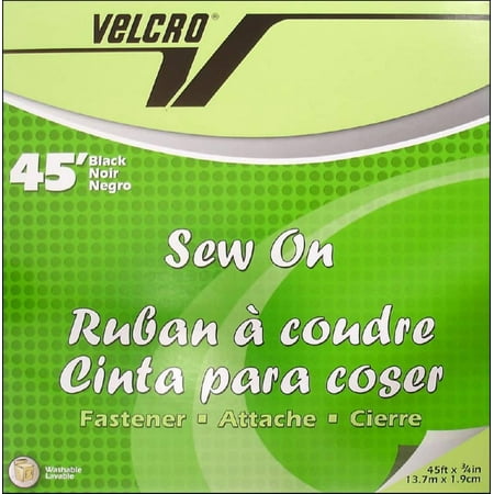 UPC: 0075967900366 | VELCRO Brand 90036 – Sew On Fasteners – 3/4 Wide Tape – 45 – Black