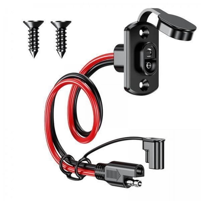 sae cable,Cable de extensión SAE Cables de conector de panel solar,Cable de extensión SAE 12AWG Automotriz RV Motocicleta,Arnés de conector rápido Cable de carga con enchufe SAE,Accesorios