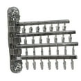 thumbnail image 4 of Percha plegable para secar calcetines, pinzas para colgar en la pared, para secar al aire Lazo plateado gris, 4 of 9