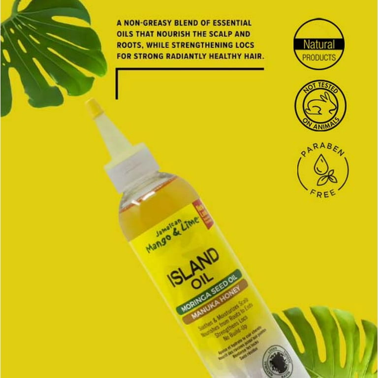 Jamaican Mango & Lime Nourishing Island Oil Hair Treatment, 8 fl oz., All Hair Type