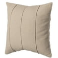 thumbnail image 5 of 16" Handwoven Cotton Throw Pillow Cover with Over Sewn Seams, Natural, 5 of 5