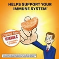 thumbnail image 3 of Airborne 750mg Vitamin C Immune Support Supplement Gummies for Adults, Zesty Orange Flavor, Gluten Free Crafted Blend with Powerful Antioxidants Vitamins A C & E, 63 Gummies (2 Pack), 3 of 6