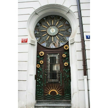 Framed Art For Your Wall Nouveau Decorative Front Door Old Town Framed Art For Your Wall Nouveau Decorative Front Door Old Town Prague 10x13 Frame