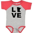thumbnail image 3 of Inktastic Love Minnesota Boys or Girls Baby Bodysuit, 3 of 5