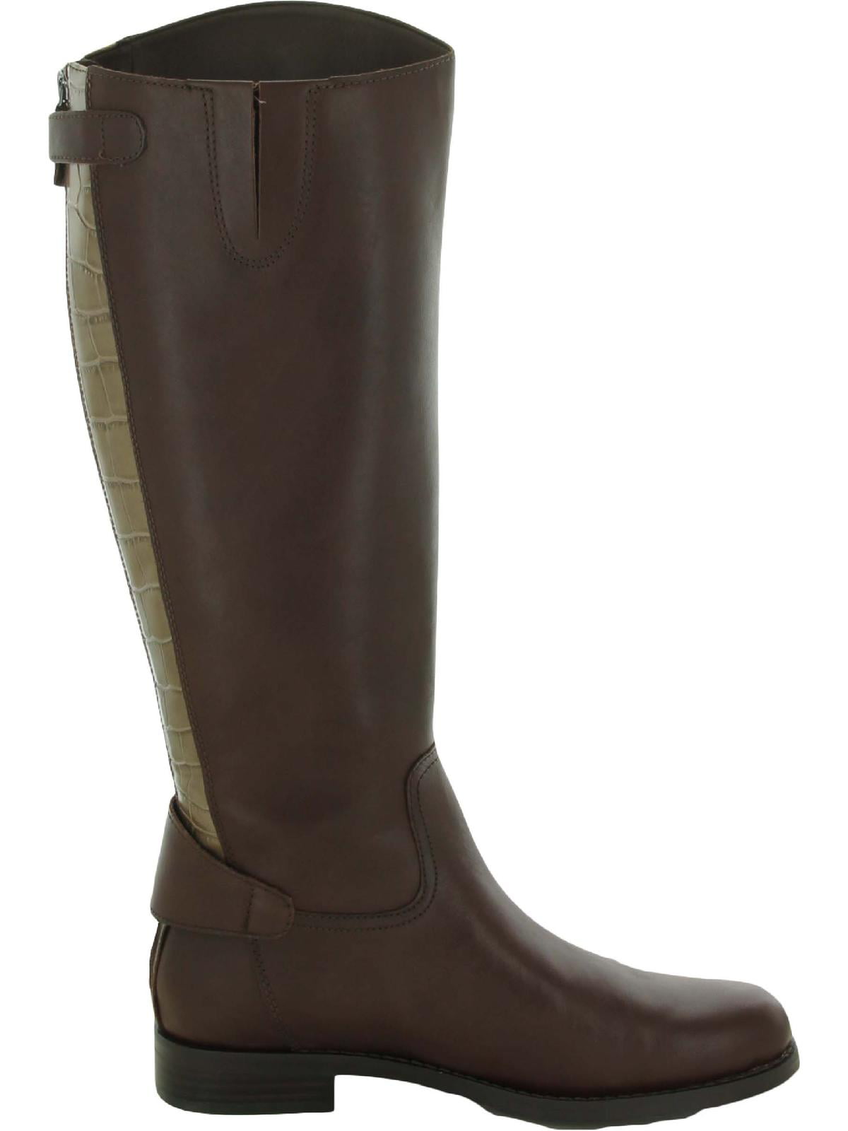 Sam Edelman Womens Mikala Leather Riding Knee-High Boots - Walmart.com