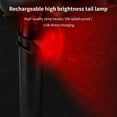 thumbnail image 2 of Bicycle Rear Light Creative USB Charging Waterproof High Brightness Night Riding Light for Outdoor, 2 of 7