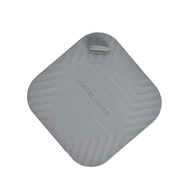 Cubierta de desodorante de drenaje de suelo cuadrado Wosthever accesorios de baño Gris