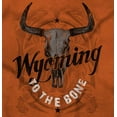 thumbnail image 2 of Wyoming To The Bone Country Western Men's Graphic T Shirt Tees Brisco Brands S, 2 of 6