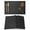 Black, variant on Vintage Brown Placemats Set of 2,Cotton Linen Fabric Place Mats,Farmhouse Retro Dark Solid Color Linen Texture Decorative Table Mats Protector for Home Kitchen Dining Wedding Party Coffee Tables