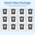 thumbnail image 4 of Replacement Dust Bags for Dreame L10s Ultra Gen 2 Robot Vacuum, 12 Pack, 4 of 5