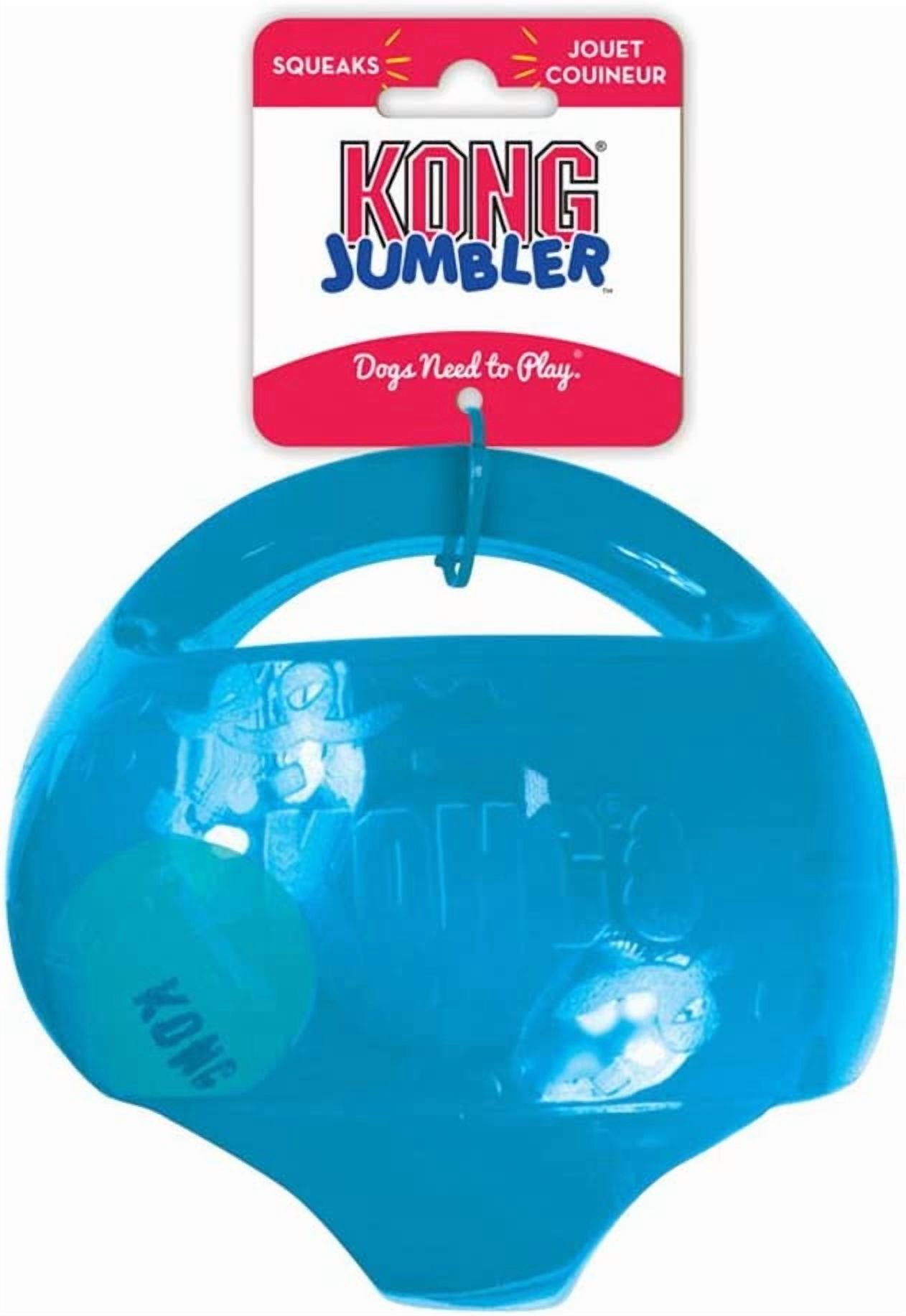 Jumbler Ball - Interactive Toy for Dog & Puppy Playtime Fetch with Tennis Supplies Engaging Play Medium/Large Dogs Assorted Colors