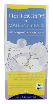Natracare Organic Maternity Pads 10 Pads Pack of 6