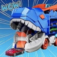 thumbnail image 4 of Dinosaur Transport With Metal Cars, City Dinosaur Ultimate Hauler Track Toy, 4 of 5