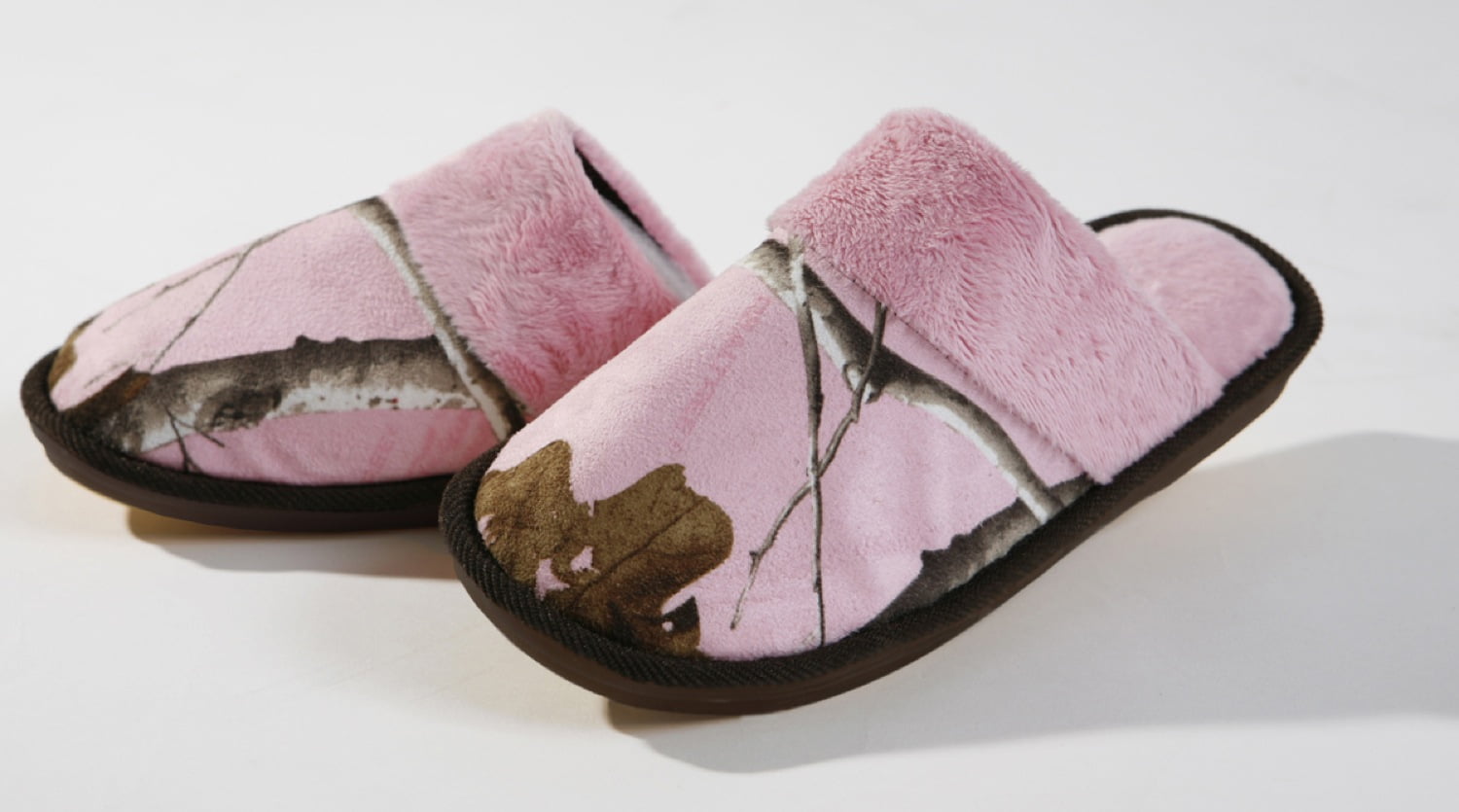 pink camo slippers