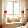 thumbnail image 4 of Miwamany Halloween Curtain Tiebacks 2pc, Polycotton Playful Doll Drape Holdbacks, Spooky Pumpkin Ghost Window Door Home Decor Ornament, 4 of 6