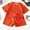 Red, variant on Girl Clothes Beige Short Sleeve Short Sleeve Shirt Short Sets Girl 2 Piece Outfits Size 9-10 Years Girls Clothes Summer&nbsp;Clothing