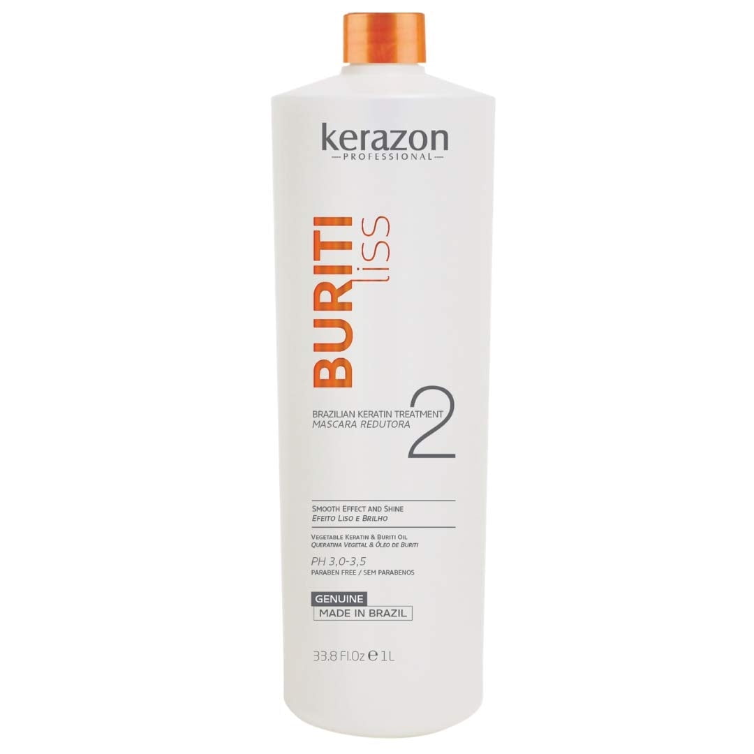 Brazilian Keratin Treatment 34fl.oz 1L Tratamiento de Keratina Brasilera Importada Buriti Liss by KERAZON Walmart