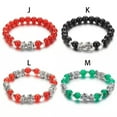 thumbnail image 4 of QQTDFG Wealth Good Luck Black Silver PiXiu Obsidian Wristband Bracelet Feng Shui-K, 4 of 9