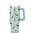 thumbnail image 2 of Gift for Dog Lovers Cute Dog Tumbler for Women - 40oz Dog Tumblers with Handle Straw and Lid Tumbler Cup Travel Coffee Mug, 2 of 7