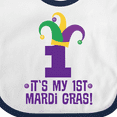 thumbnail image 4 of Inktastic Childs First Mardi Gras Boys or Girls Baby Bib, 4 of 4