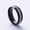 3#Black Cubic Zirconia Ring, variant on 6mm Stainless Steel Band Crystal Ring Party Couple Jewelry Gifts for Men Women-6#Colorful rainbow Ring-8