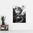 thumbnail image 2 of Arizona Canyon Landscape Black White Extra Large XL Wall Art Poster Print, 2 of 3
