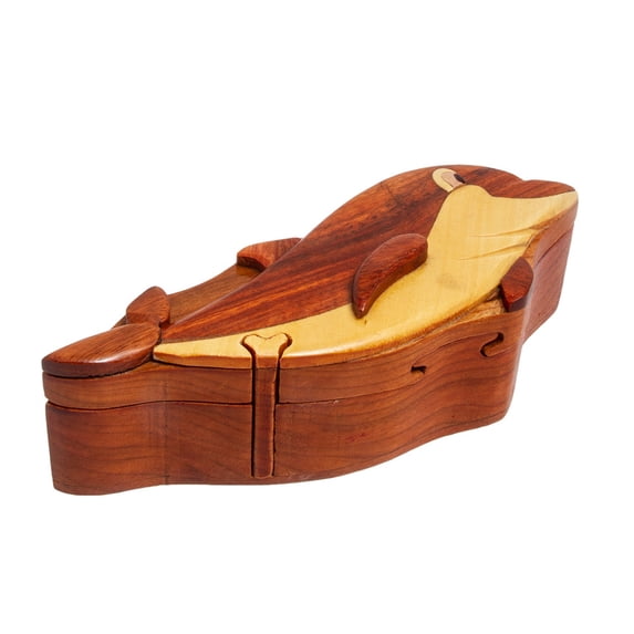 Trinket Box Jewelry Box-Dolphin 2" (5.8 см) Wooden Organizer Box Best Gift Idea Jewelry Storage Box