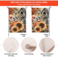 thumbnail image 4 of YladaFaie Thanksgiving Pumpkins Bird Garden Flag, Halloween Autumn Harvest Latern Vertical Flag12x18 Double Sided Patio Front Porch Yard Lawn Outdoor House Fall Decoration, 4 of 7