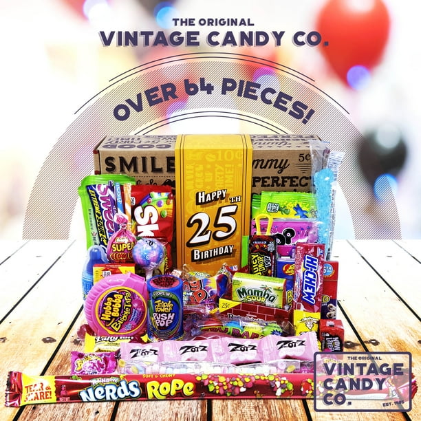 Vintage Candy 25th Gift | Candy gift displays for gift shops