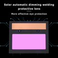 thumbnail image 4 of Soldadura Con Panel Solar Protector Ojos Gorro Soldador Gafas para Suministros, 4 of 7