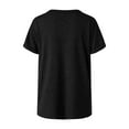 thumbnail image 5 of vigerkar Womens Tops Short Sleeve V-Neck T Shirts Casual Basic Tees Trendy Clothes (Black, XXL), 5 of 9