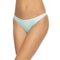 thumbnail image 1 of Felina | So Smooth Modal Low Rise Thong | Panty | No VPL (Seafoam Green, Medium), 1 of 2