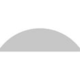 thumbnail image 5 of Ekena Millwork 24"W x 7"H x 2"P Segment Arch 4 Spoke Architectural Grade PVC Pediment, 5 of 7