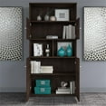 thumbnail image 5 of Office 500 72W Height Adjustable Desk Set in Black Walnut - Engineered Wood, 5 of 7