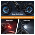 thumbnail image 5 of Qlife Spark D1 16x4.0" Electric Bike for Adults,500W up to 20MPH Fat Tires EBike,48V 13Ah Removable Battery E Bicycle,Full Suspension,White, 5 of 9