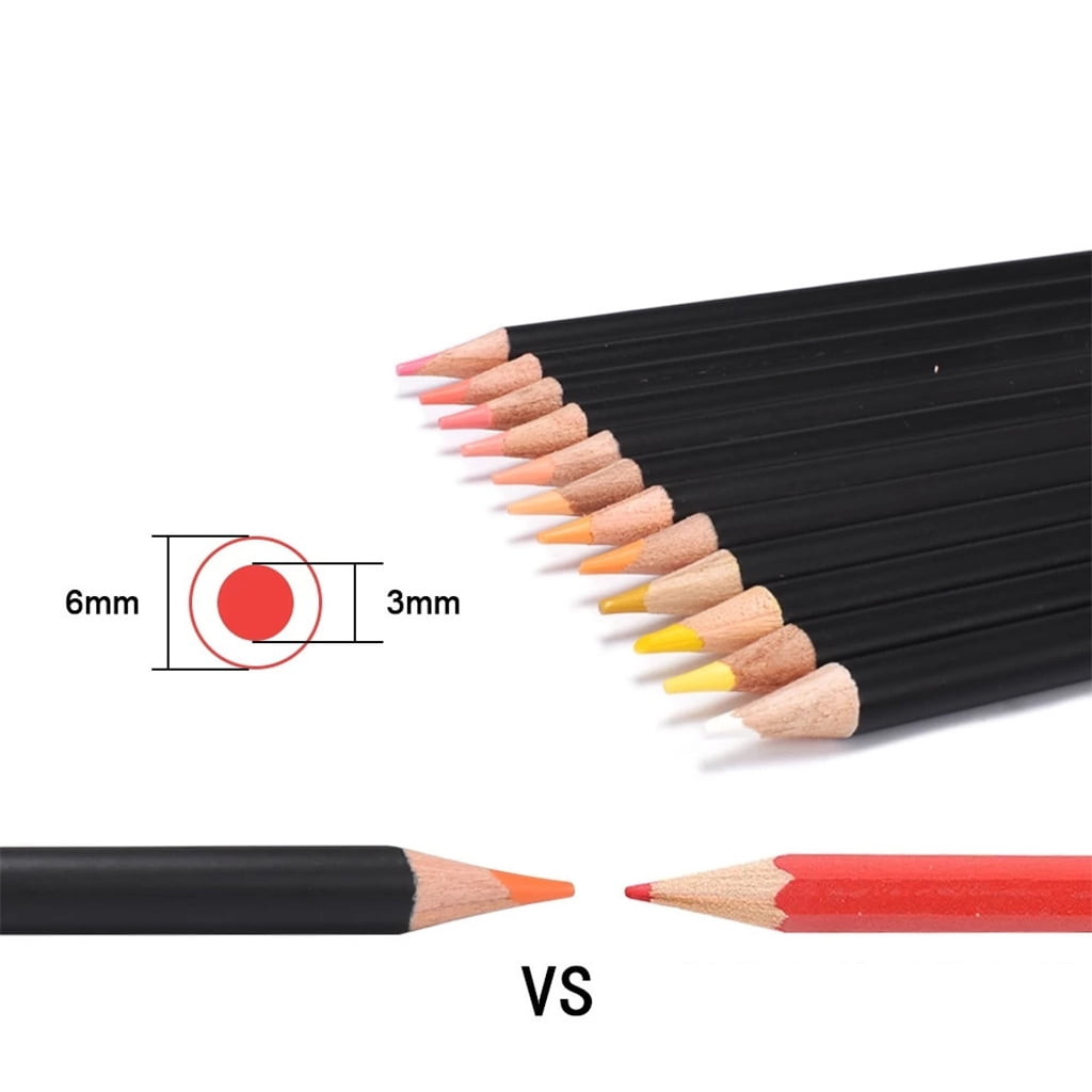 Milue 72 Pcs Professional Oil Colored Pencils Set Artist Painting Sketching Drawing Art Supplies