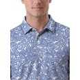 thumbnail image 4 of Ben Hogan Performance Men's & Big Men's Tropical Print Short Sleeve Polo Shirt, Sizes S-4XLT, 4 of 8