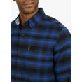 thumbnail image 4 of Chaps Men's and Big Men's Comfort Stretch Flannel Shirt, Sizes S-2XL, 4 of 7
