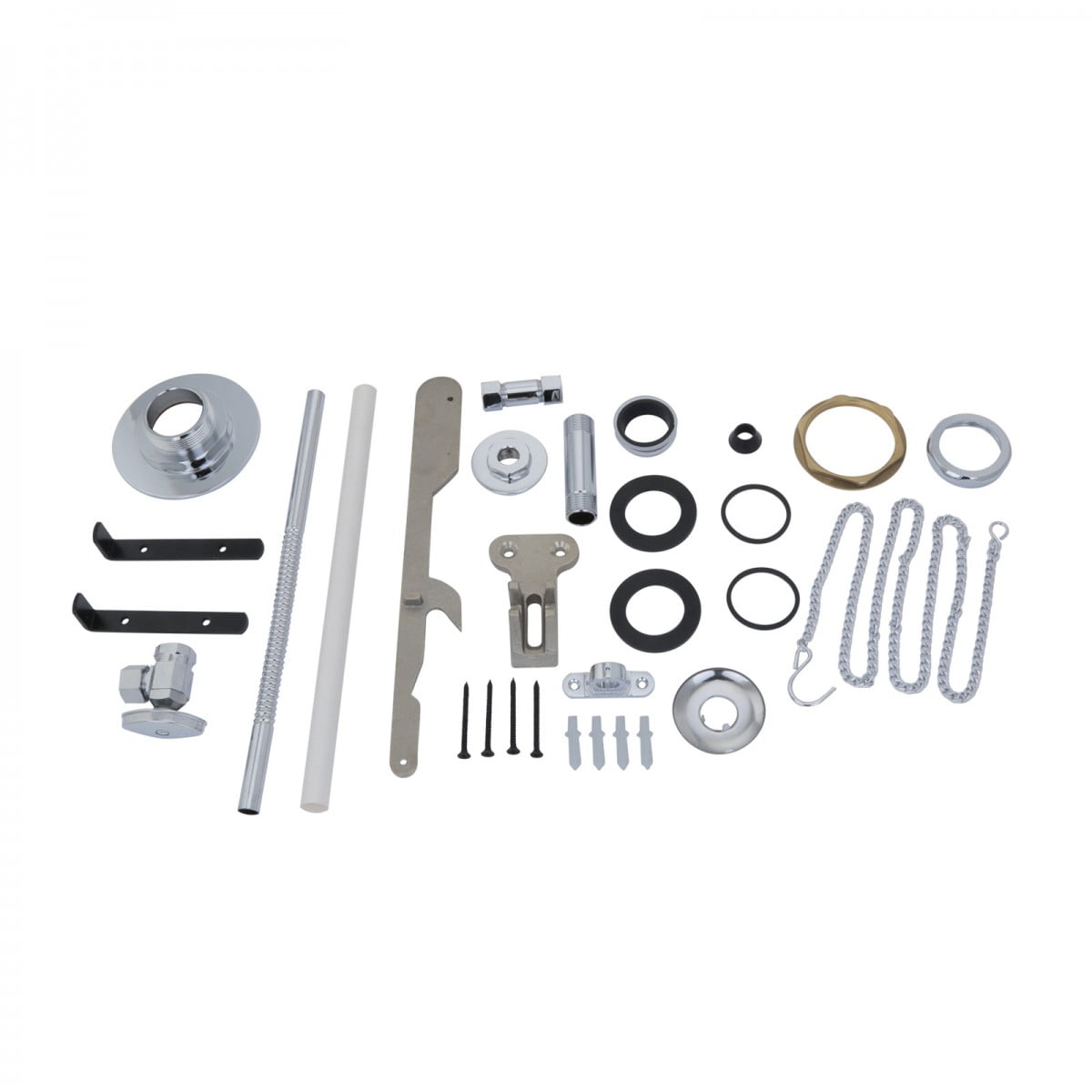 Renovator's Supply High Tank Toilet Parts Chrome Finish Brass