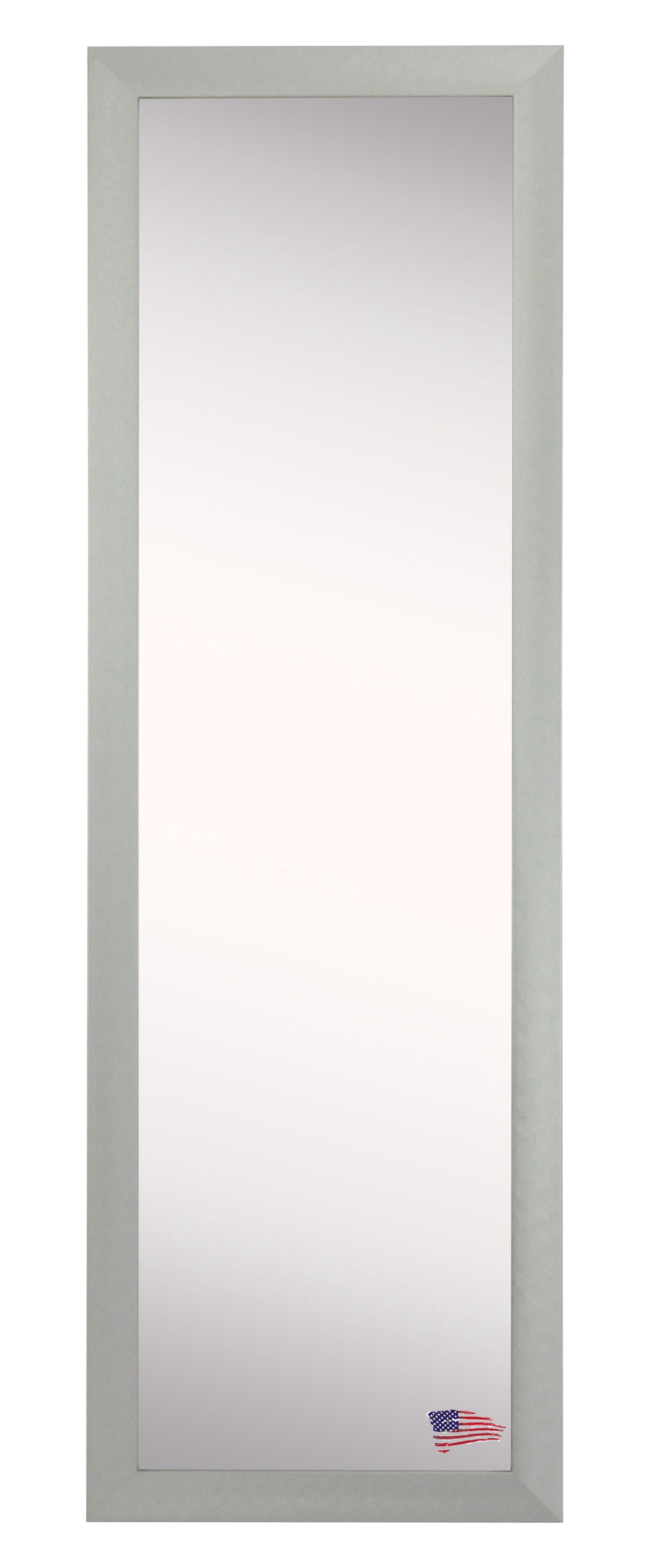 Rayne Mirrors Juliet Soft Silver Metal Slender Body Mirror 16 x 55
