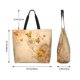 thumbnail image 5 of Fotbe Bolsa Tote Estética de Lona con Estampado para Mujer - Bolsa Reutilizable de Hombro Casual para Vacaciones, Compras, Trabajo y Gimnasio, 5 of 8