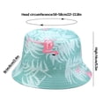 thumbnail image 4 of XYIYI Lindo sombrero de cubo para playa, sombreros de pescador para mujer, reversible de doble cara, 4 of 4
